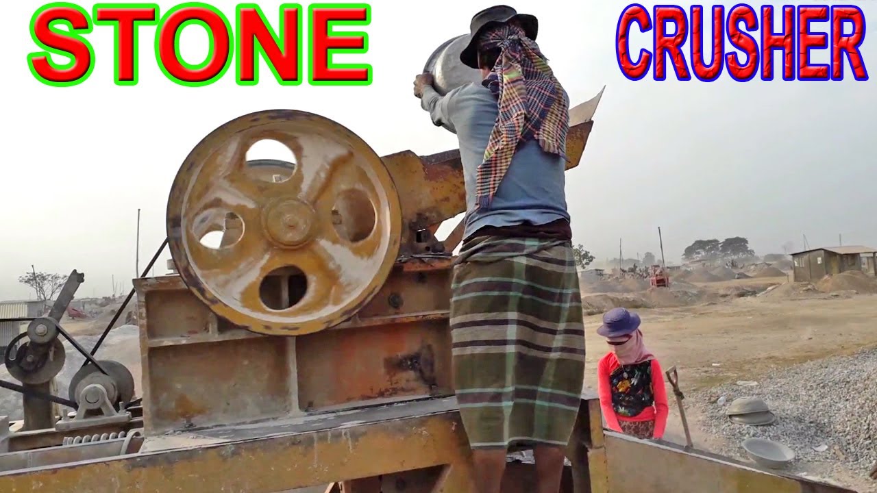 Amazing Stone Crusher Plant in Bangladesh || Jaw Crusher for Stone Breaking
