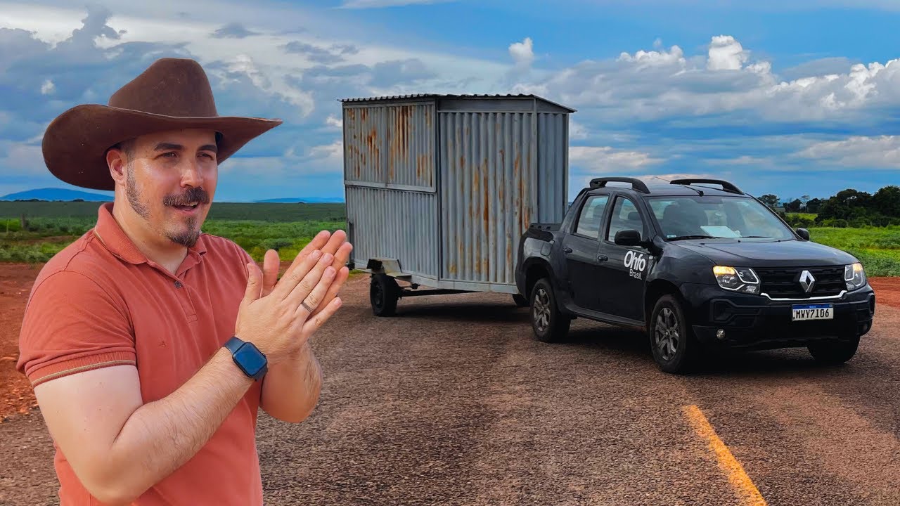 DEU ERRADO! TIVE QUE LEVAR A CARRETINHA DE VOLTA PRA FAZENDA  *preciso comprar 2 pneus novos*