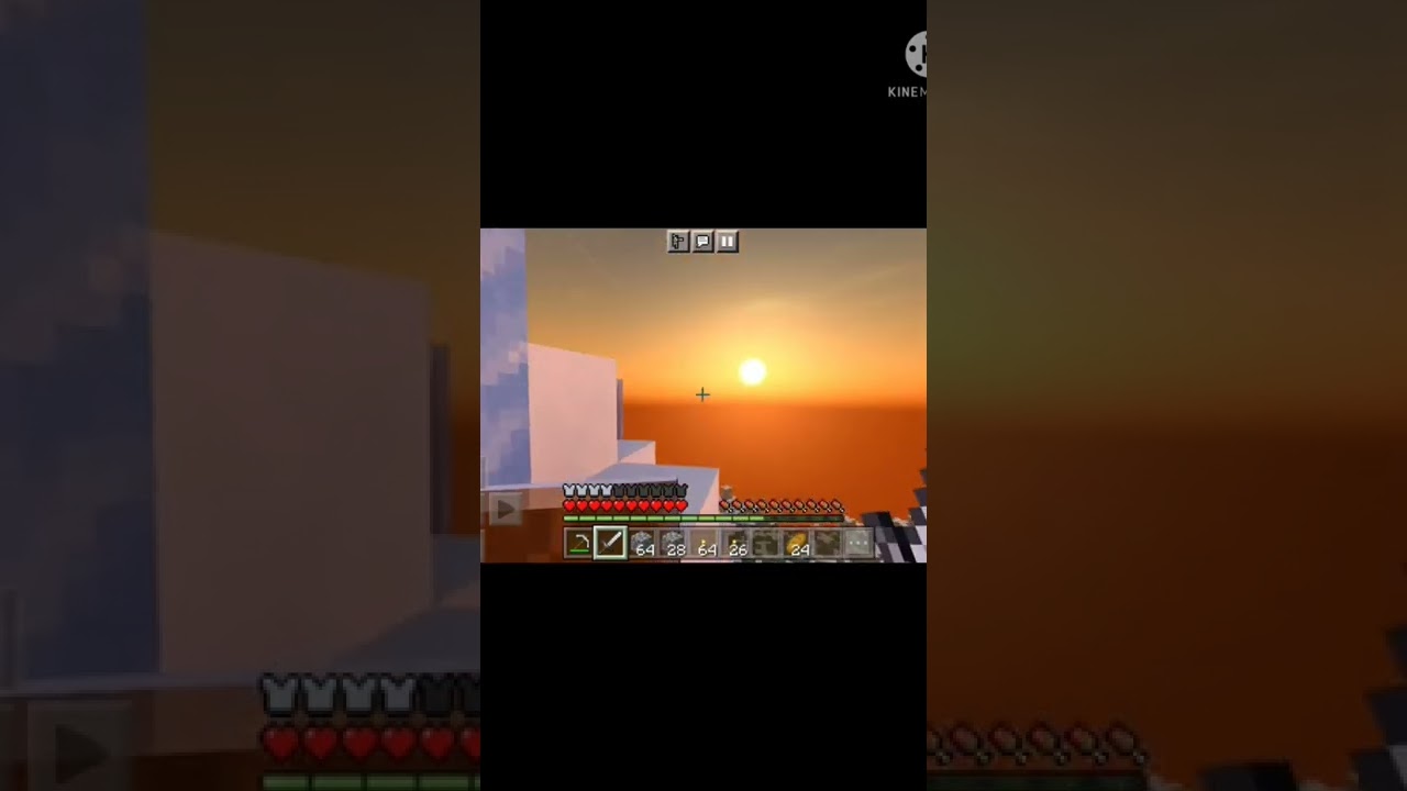 minecraft sunset❤