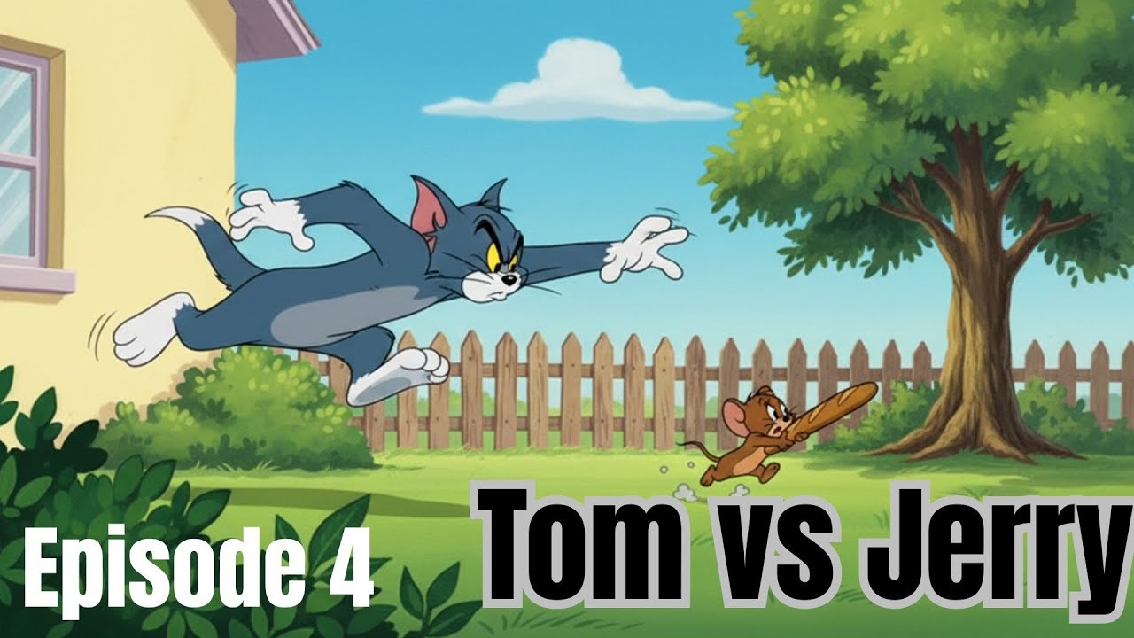 Tom vs Jerry Episode 4 | Classic Cartoon Chase & Funny Moments