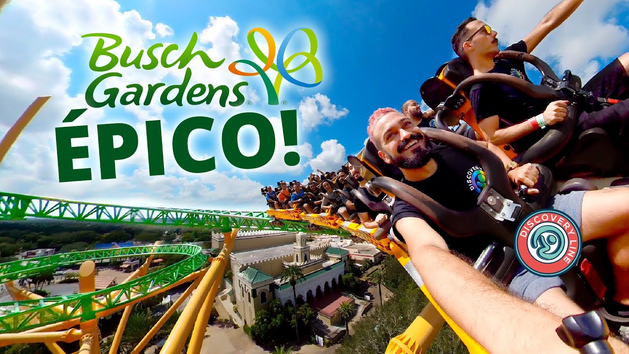 🔴Subimos en Montañas Rusas ÉPICAS en Busch Gardens Tampa!