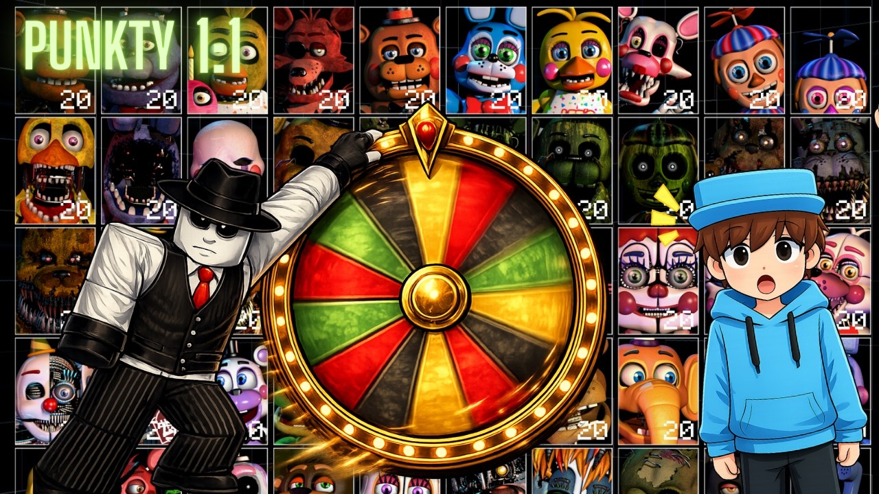 Losujemy animatroniki na kole fortuny w UCN z Kovta