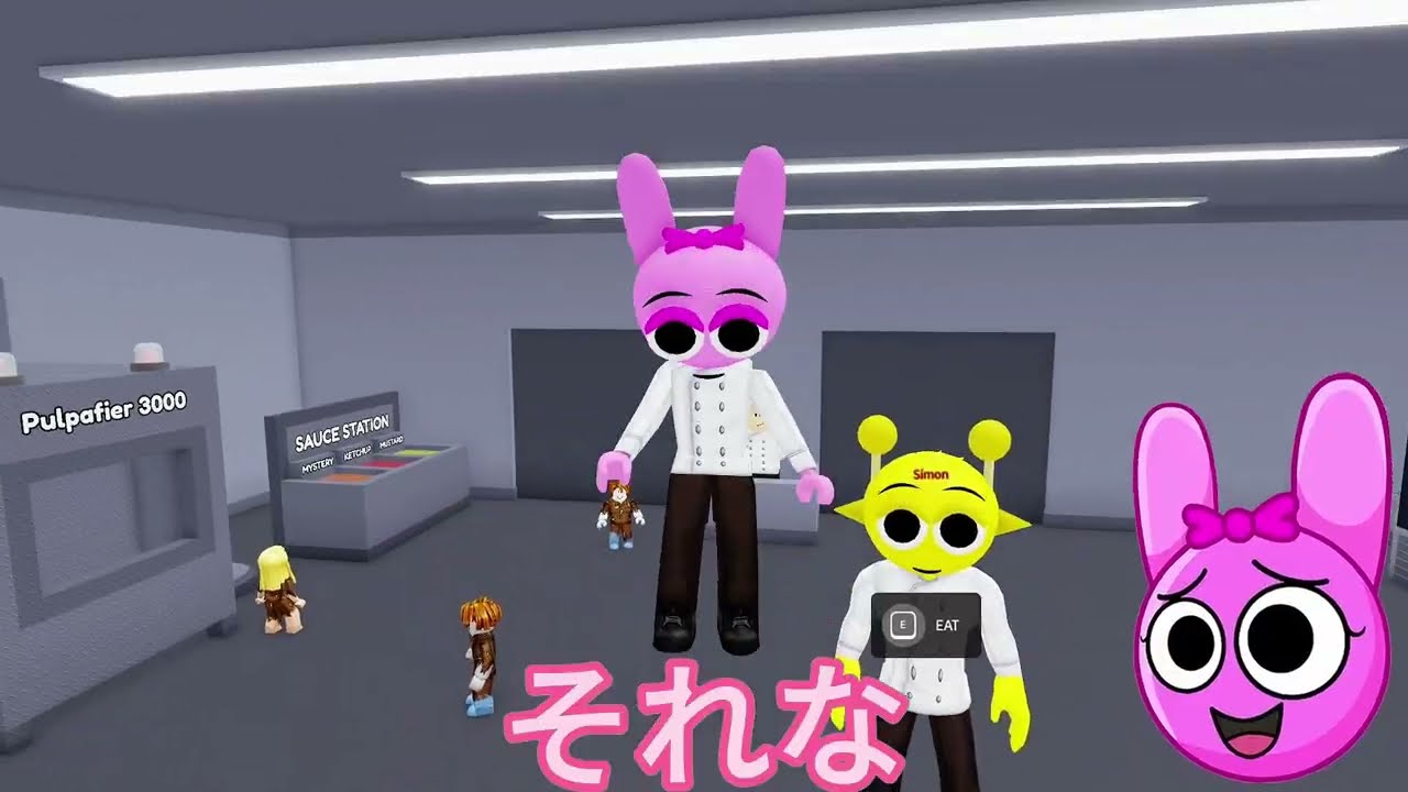 ROBLOX クレイジーキッチン大暴れ！【 SPRUNKI  スプランキー 】【 ロブロックス Roblox 】