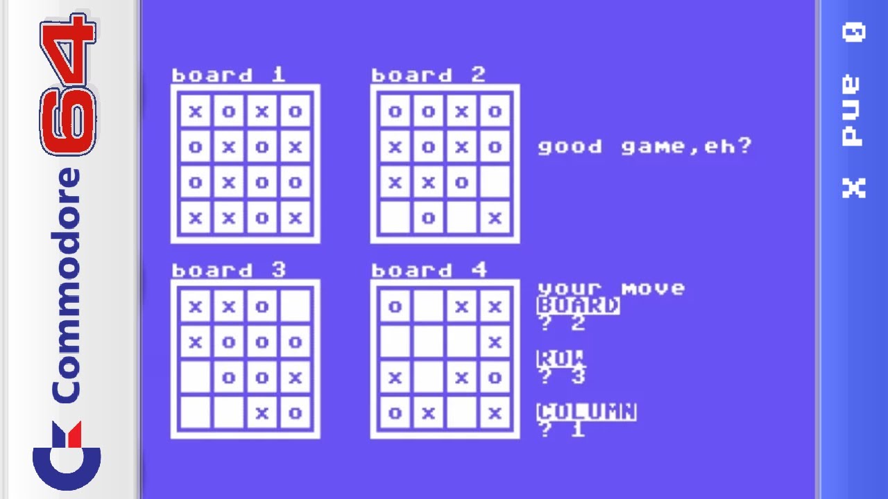 0 and X - Commodore 64 [Longplay]