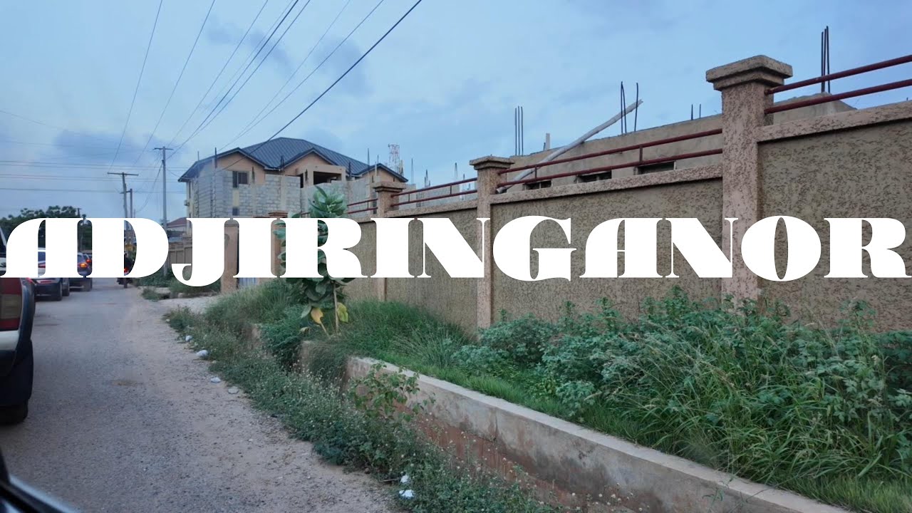 THIS IS ADJIRINGANOR - A DRIVE THROUGH ONE OF THE RICHEST AREAS OF ACCRA GHANA