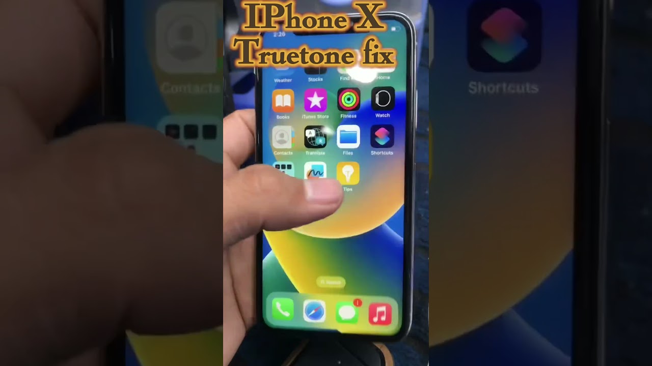 Fix Truetone | IPhone X 👍#shorts