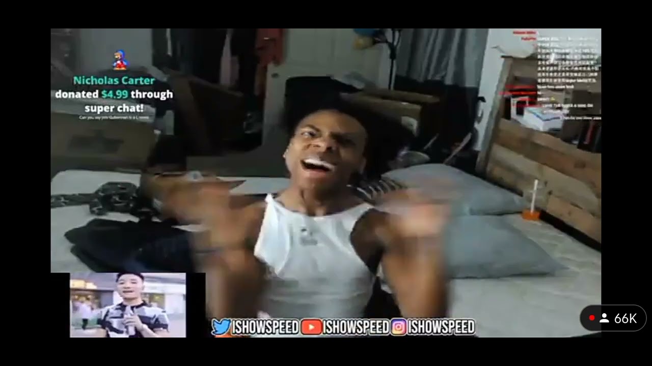 IShowSpeed became Super Idol after somone interrupts his sleep💀💀