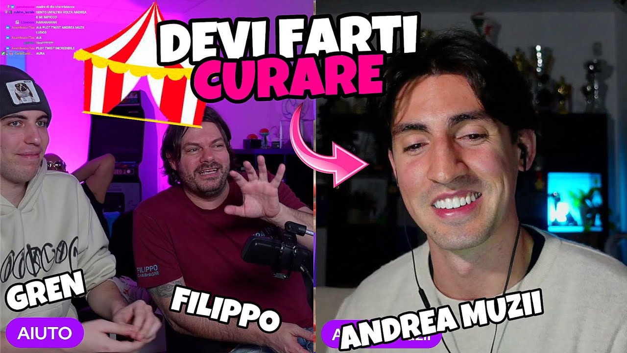 CONFRONTO TRA FILIPPO CHAMPAGNE E ANDREA MUZII SUL GIOCO D'AZZARDO!!🎰🎪