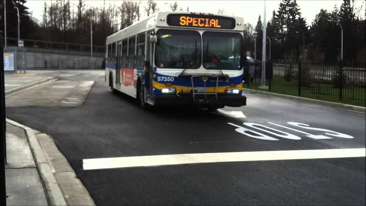 Translink New Flyer D40LF S7350 departing Carvolth Exchange (HD)