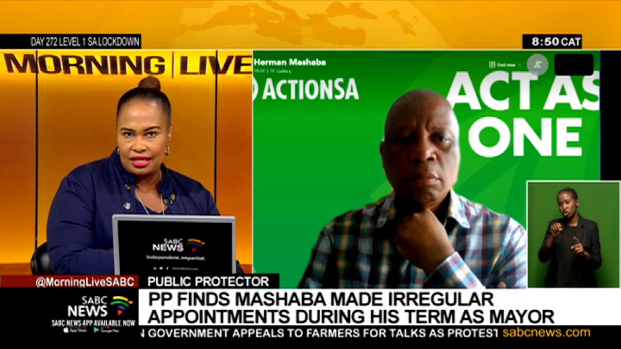 Former Jo'burg Mayor Herman Mashaba responds to Mkhwebane's report