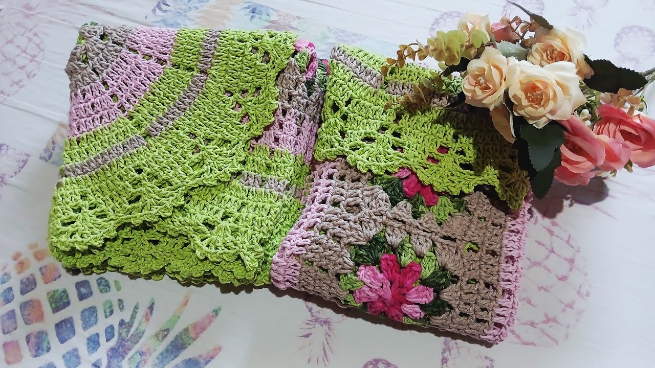 🚀Produção Jogo de Passadeira Ana Clara em croche #croche #jogodebanheirocroche #crochet 
