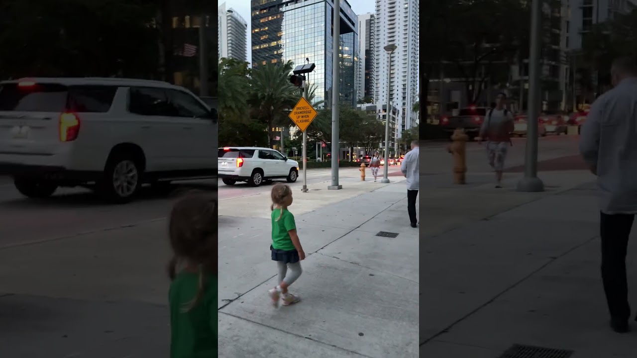 Strolling through the urban landscape with Cute Toddlers &ndash; city explorers in action #baby#babydaniel