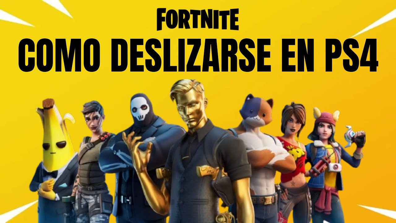 Como deslizarse en Fortnite PS4