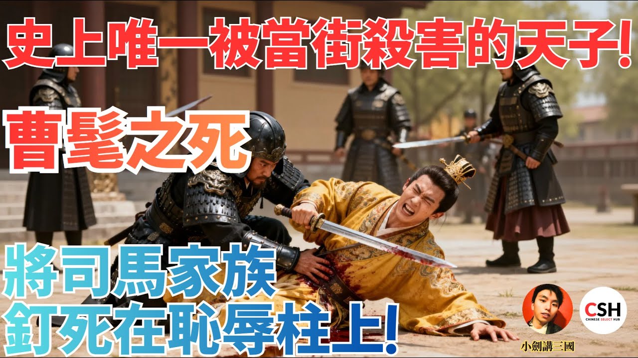 悲怆！史上唯一被當街殺害的天子！曹髦之死，將司馬家族釘死在恥辱柱上！