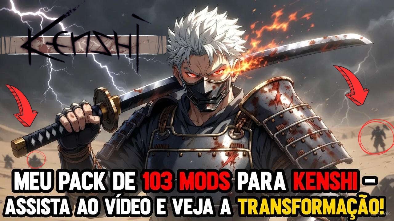 Transformei Kenshi com 103 MODS incríveis! (Meu Pack Completo da Oficina Steam)