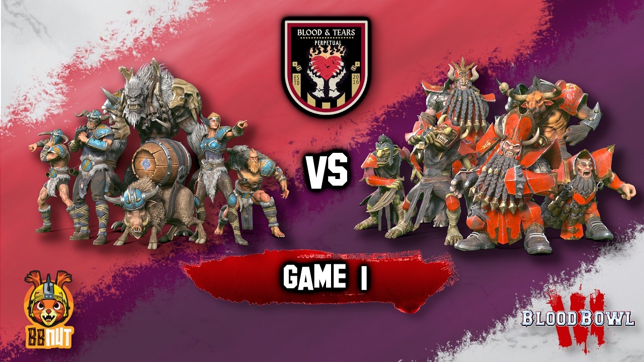 Blood & Tears Tournament | Norse vs Chaos Dwarves | Game 1 | World Cup Qualifier