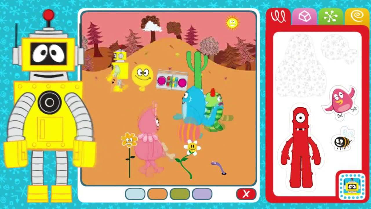 Let's Make A Scene Yo Gabba Gabba Game