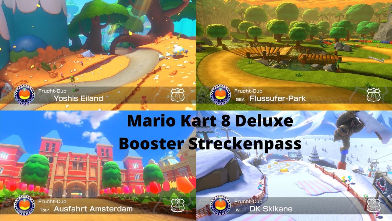 Mario Kart 8 Deluxe Booster Streckenpass  Frucht - Cup 150ccm