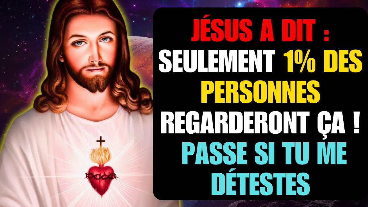 DIEU AVERTIT :  SEULEMENT 1% DES GENS REGARDERONT ÇA  👆 #messageDeDieu