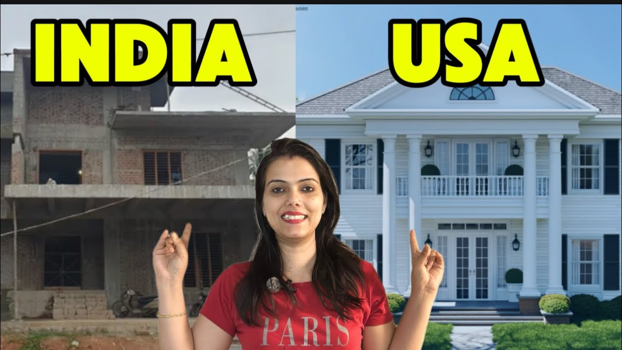 USA Vs. Indian Houses |11 Surprising differences in style and utilities #house #houses #vlog #india