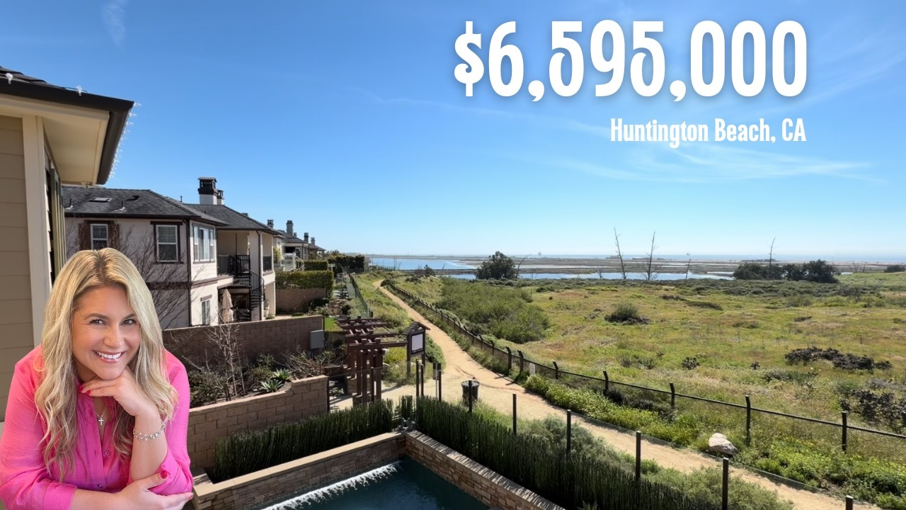 Panoramic Ocean-View Luxury Home Tour | Brightwater Huntington Beach