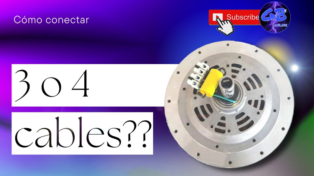 Como CONECTAR  un MOTOR de ventilador de TECHO (BOBINAS) - GB online