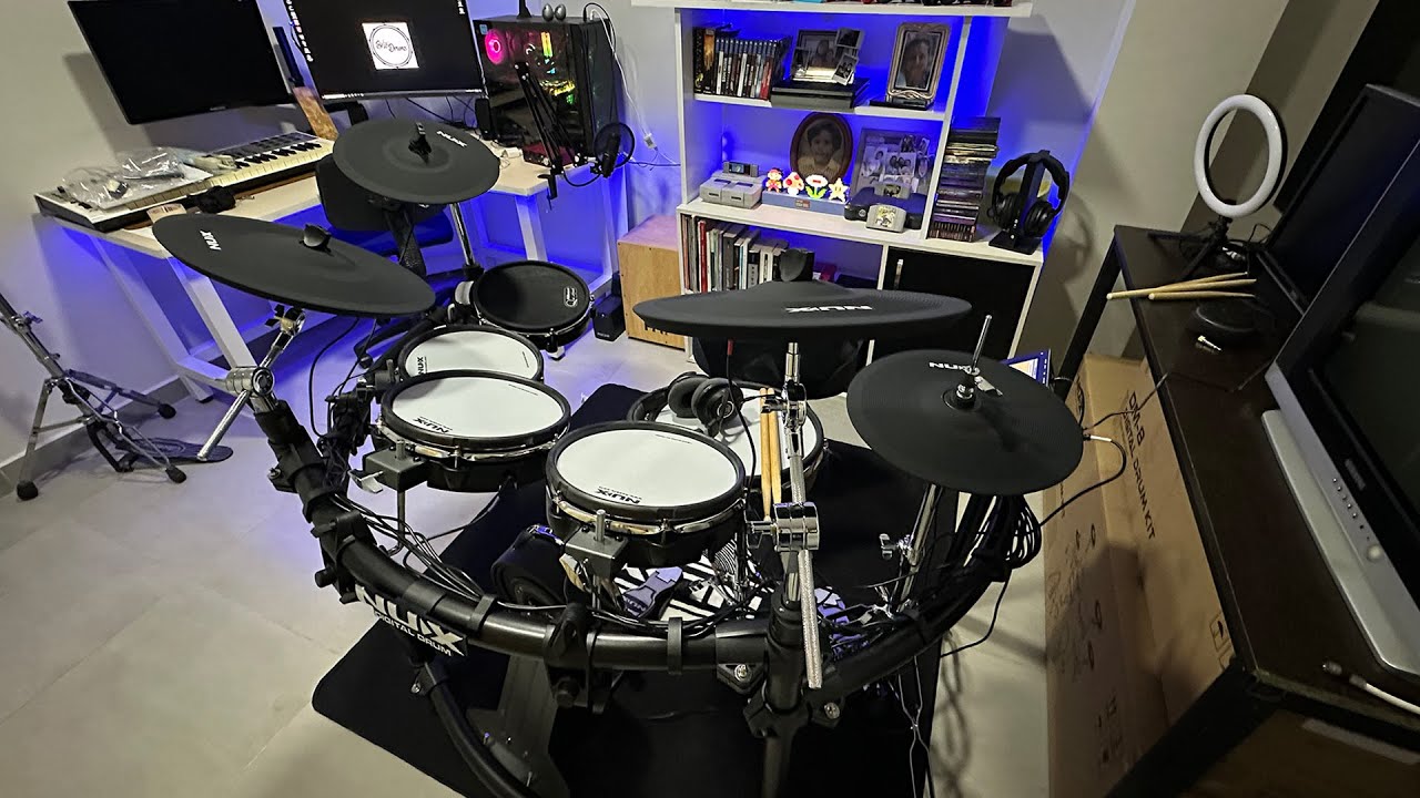 Unboxing de la NUX DM-8 (no talking) - Beto Drums.