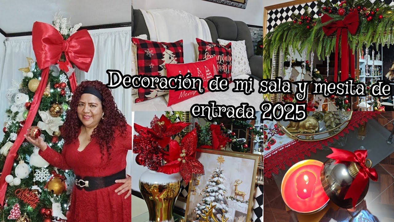 Decoración de mi sala  y mesita de entrada 2025