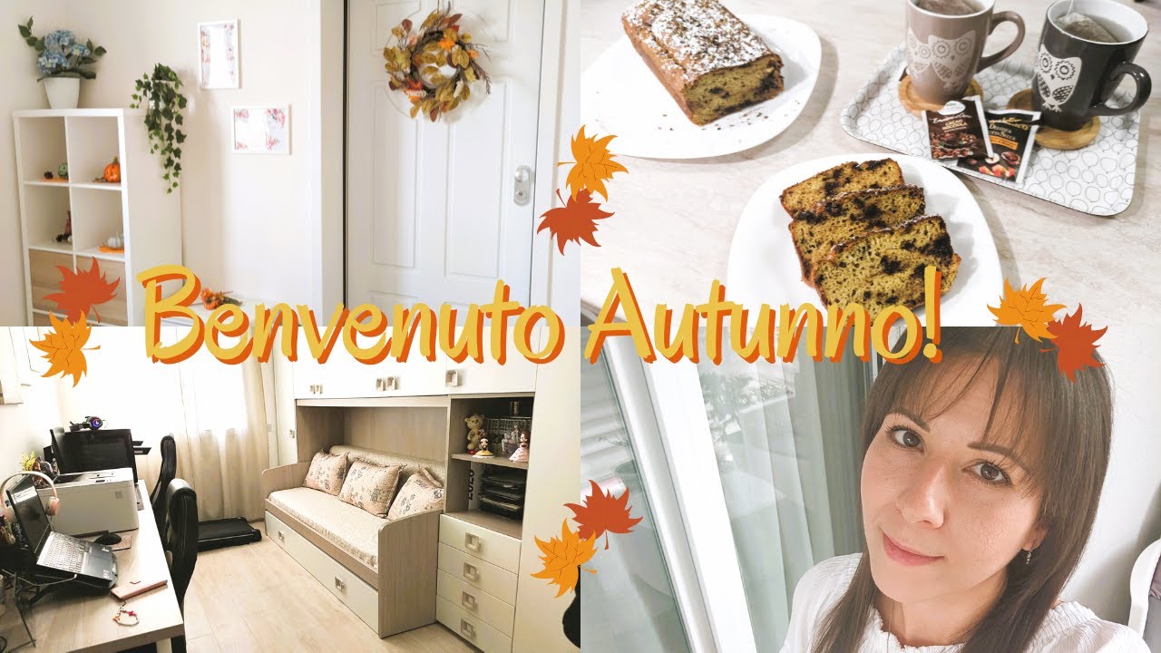 DECORAZIONI AUTUNNALI || TOUR SALOTTO || TOUR DELLA CAMERETTA || PLUMCAKE ALLA ZUCCA || HOME DECOR