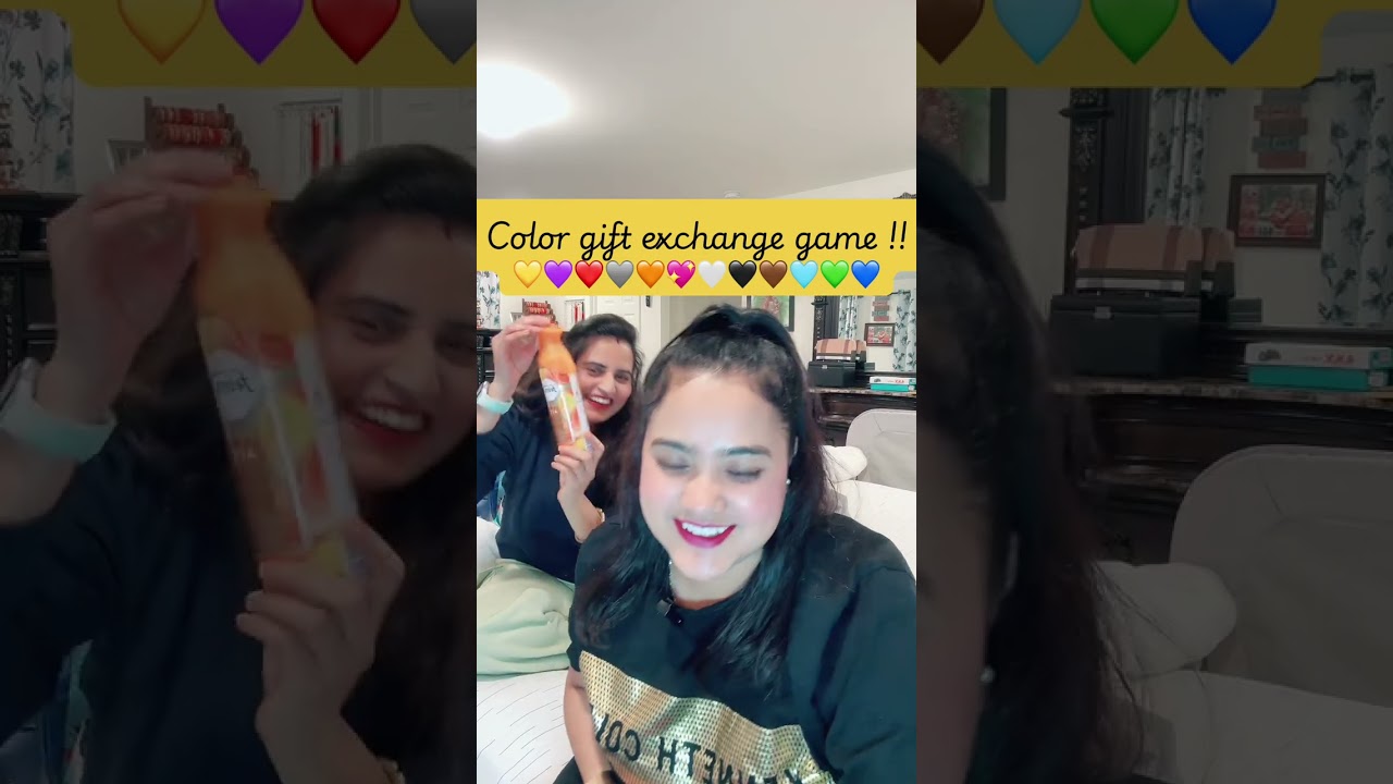Color exchange game with my friend 😍 Color || Exchange || game 