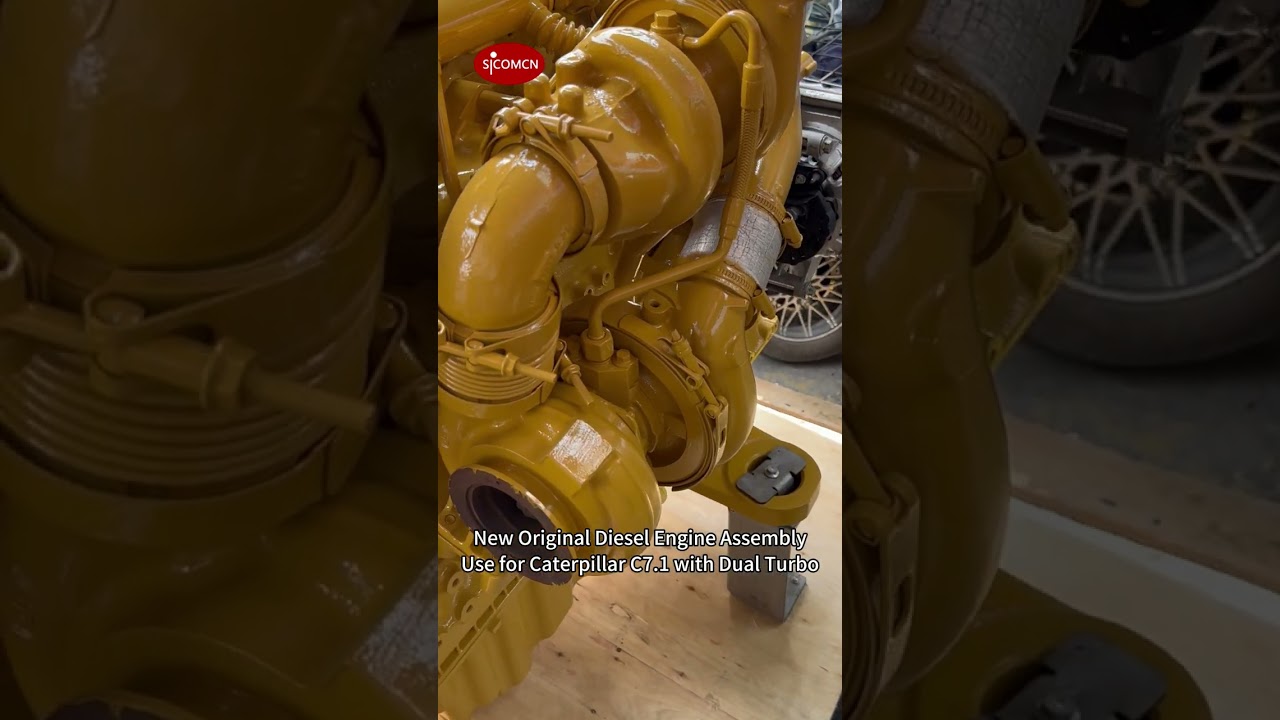 CAT C7.1 Original Diesel Engine With Dual Turbo for Sale #CAT #caterpillar #dieselengine #engine