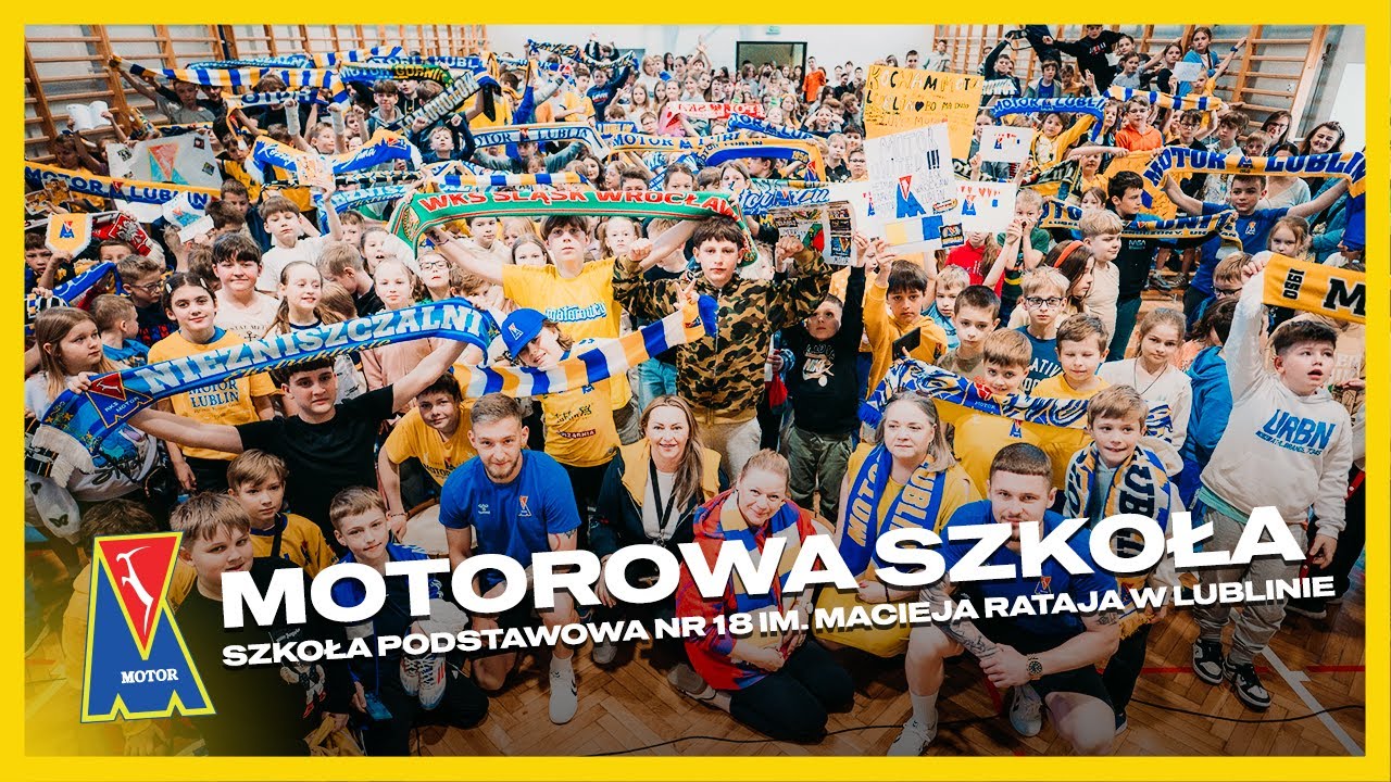 MOTOROWA SZKOŁA | Kacper Wełniak i Bartosz Wolski z wizytą w Szkole Podstawowej nr 18 w Lublinie
