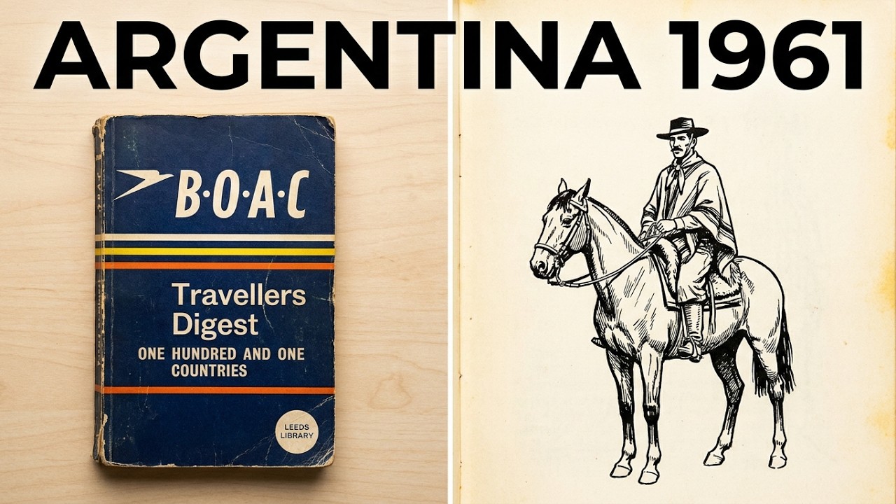 B.O.A.C Travellers' Digest - ARGENTINA (1961).