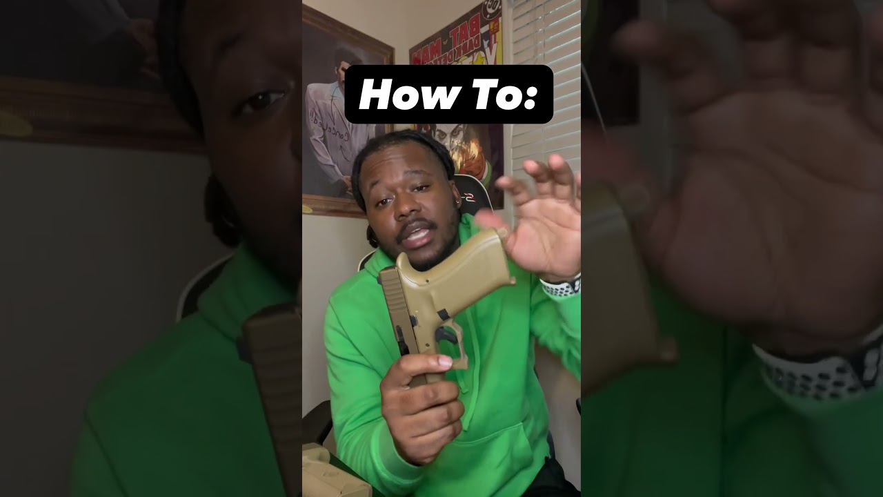 How To Remove The Lanyard Loop off your GLOCK 19x🤯🤚🏽 #guns #glock #subscribe #shorts