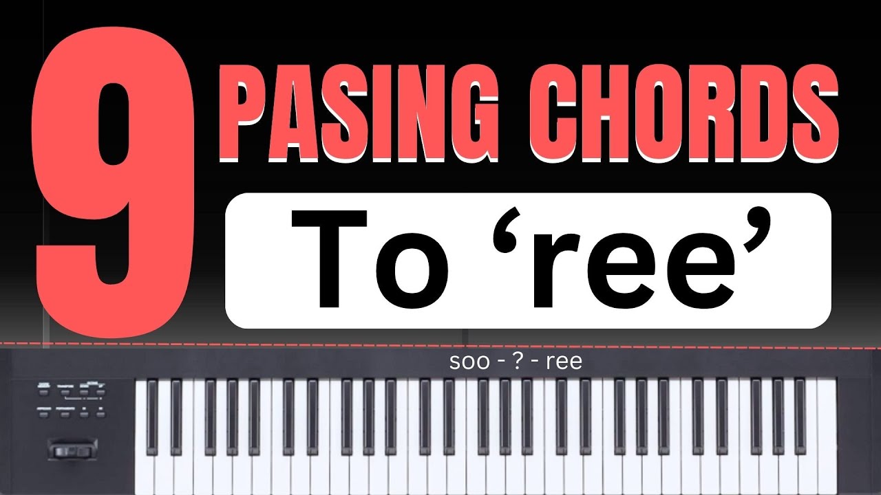 Amazing passing chords to the 'ree' | Key F |