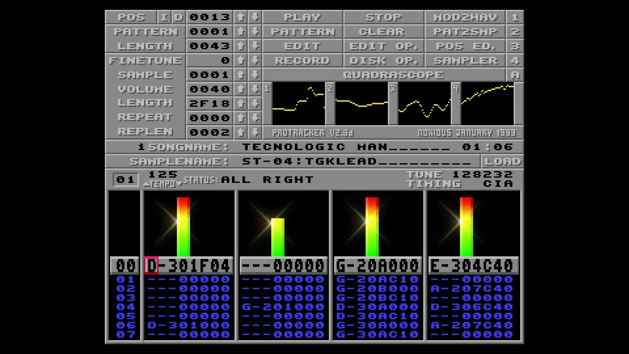 J.P.M - Tecnologic Man (Protracker mod) Virtual EQ