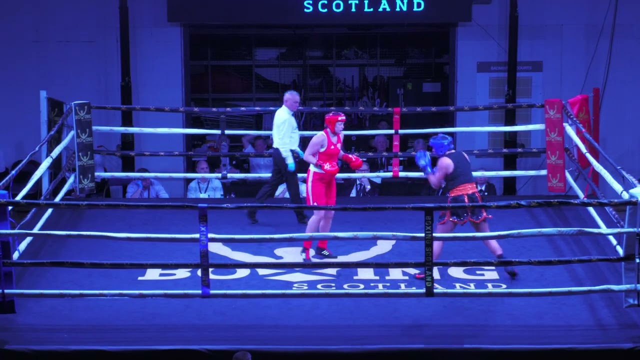 Elite Golden Gloves Light-Middleweight Final - Lynn Calder, Arbroath vs Elle Wright, Johnstone