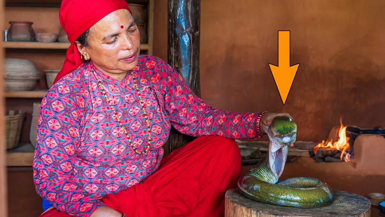 Eel Fish Cutting Cooking and Eating In Village Style || Nepali Food Recipe