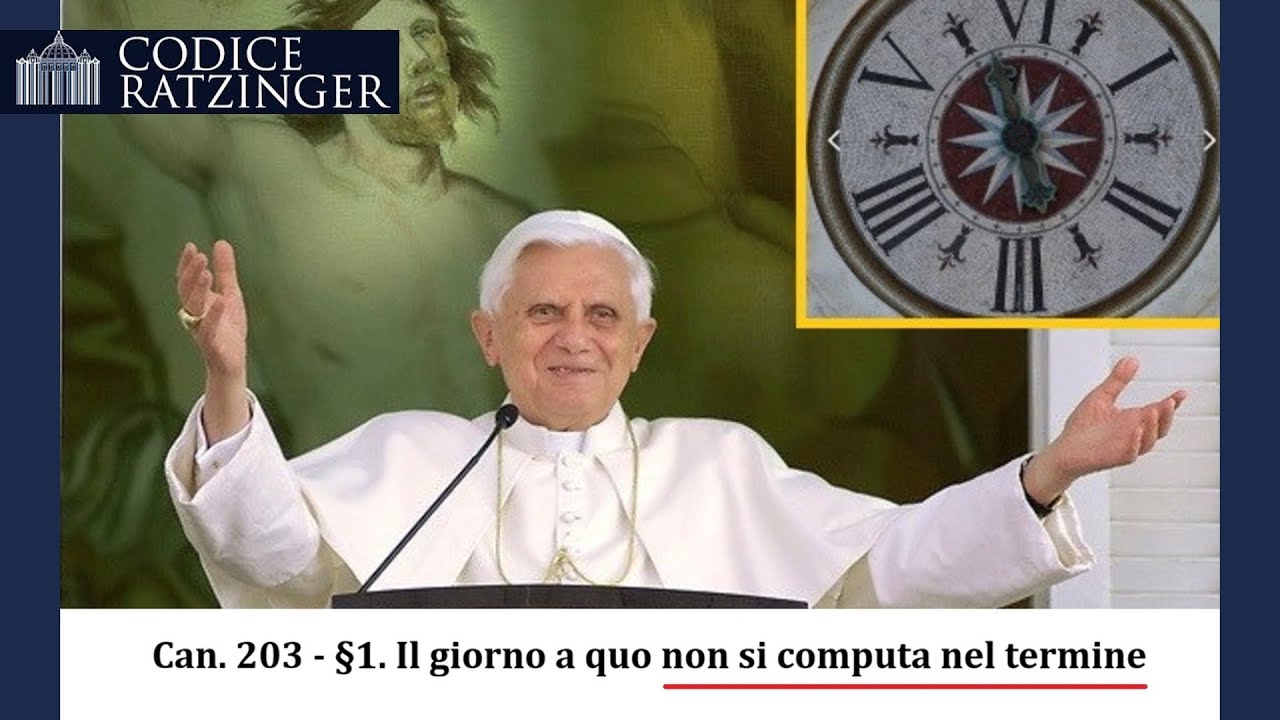 Canone 203: contributo fondamentale dell'Avv. Settesoldi. Stile rotale PERFETTO per l'hora vigesima