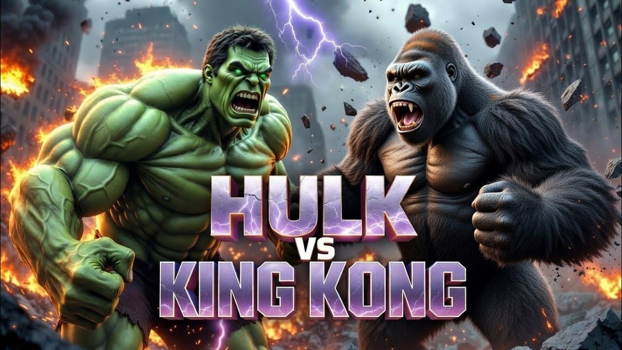 Hulk Vs King Kong: Task to get the subject back #Hulk #King kong #marvel #mcu 