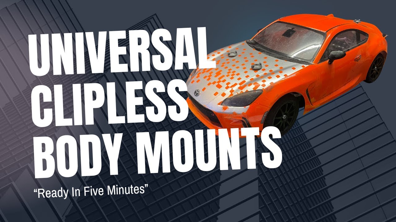 Universal Clipless Body Mounts - Tamiya TT-02 Example Vehicle