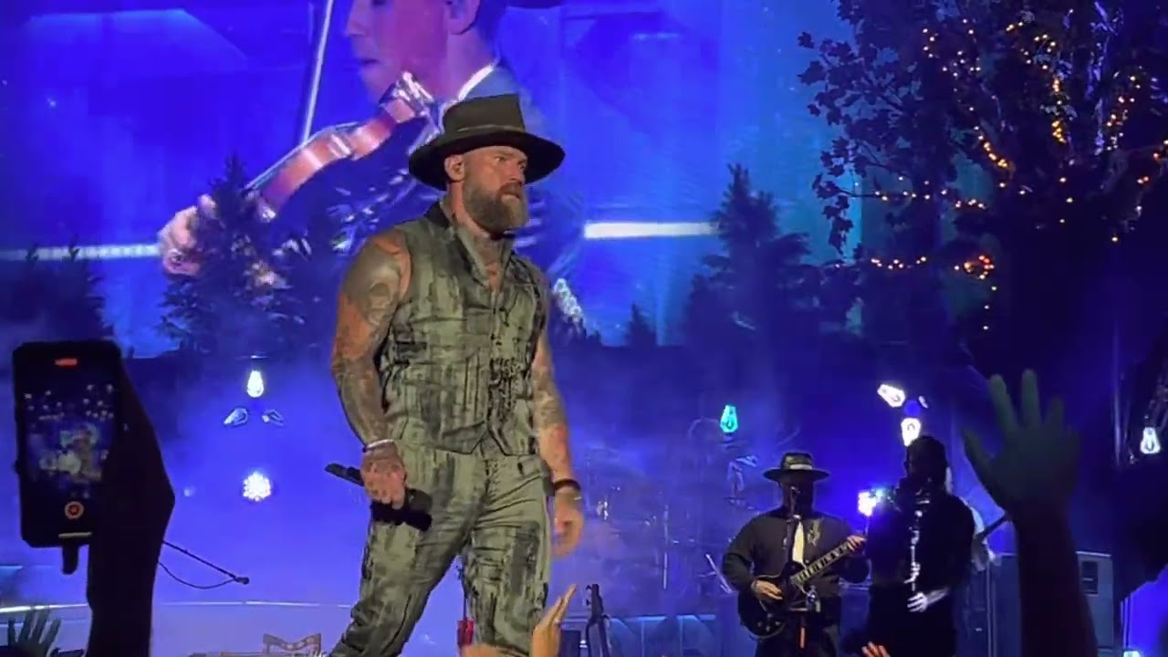 Zac Brown - Colder Weather Live  Super Closeup - Truist Stadium