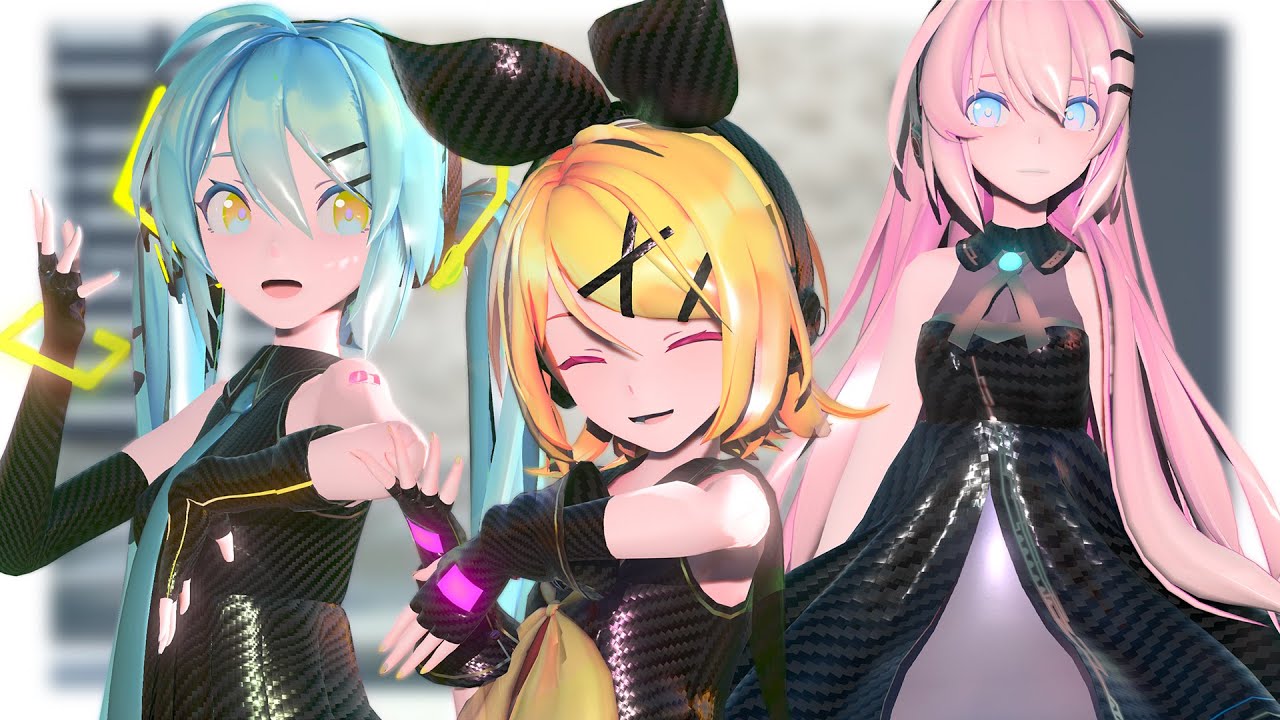 [MMD 4k 60fps] || Hurly Burly [Sour式鏡音リン・巡音ルカ・初音ミク]