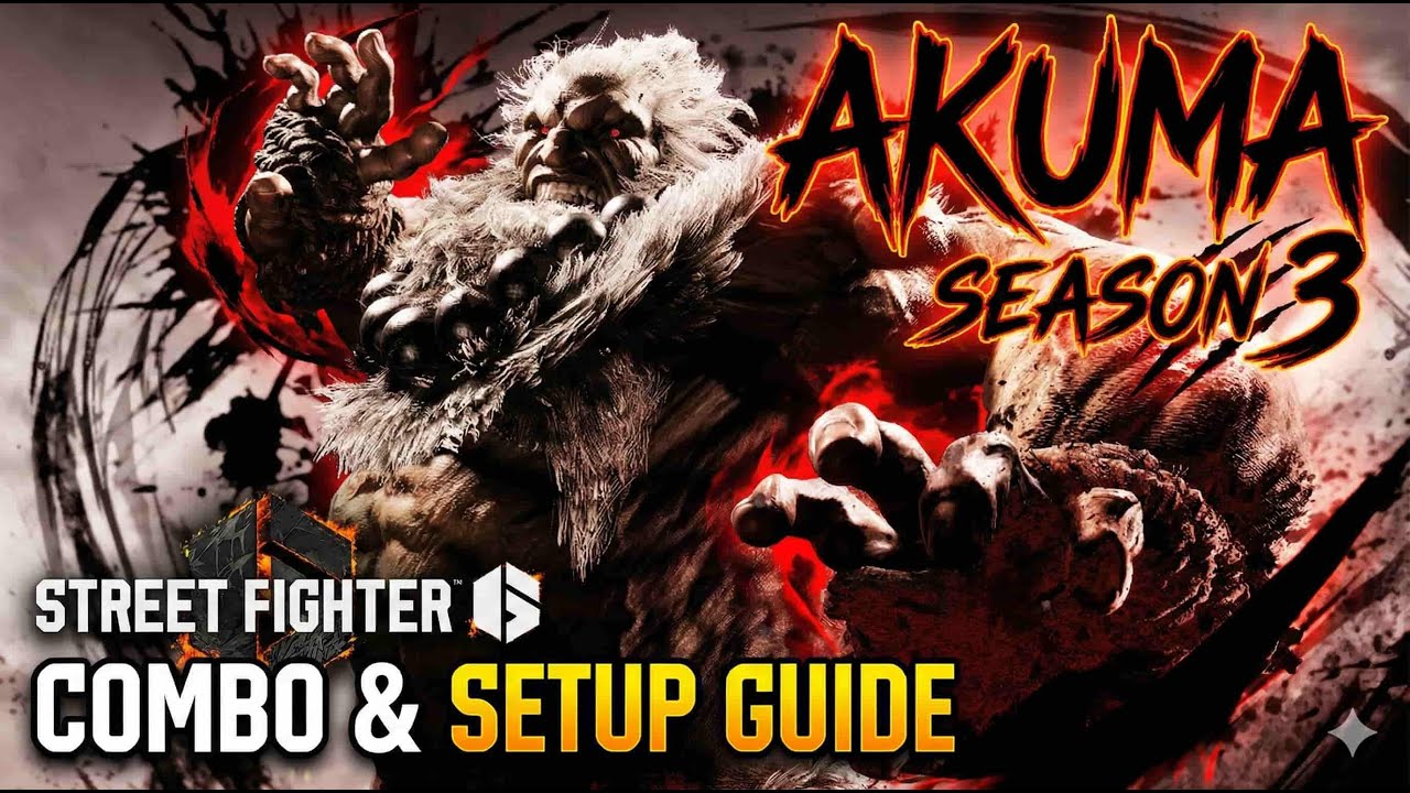 Classic AKUMA Combos & Setup in Year3【STREET FIGHTER 6】