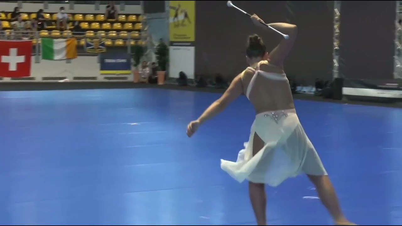 Anais Cravic (FRA) Senior Women Semifinal World Baton Twirling Championship Turin 2022