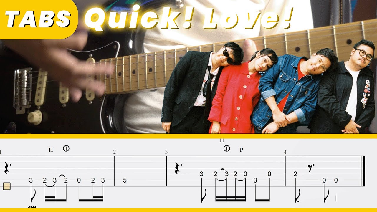 [Guitar Tabs] Reality Club - Quick! Love!