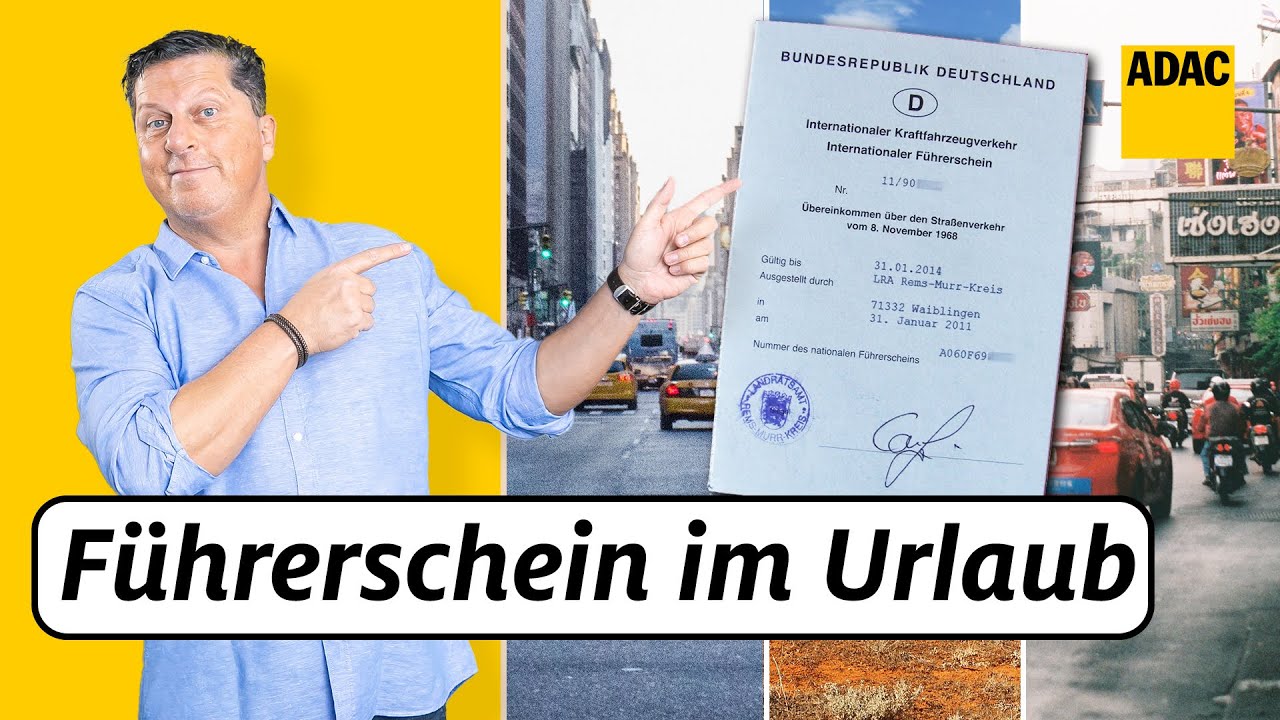 Brauche ich einen internationalen Führerschein für den Urlaub? (z.B. USA, Japan, Australien) | ADAC