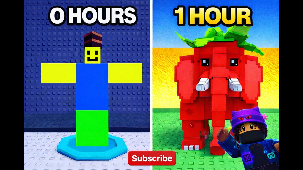 У меня был всего 1 час, чтобы построить ЛУЧШУЮ базу в Roblox🔥