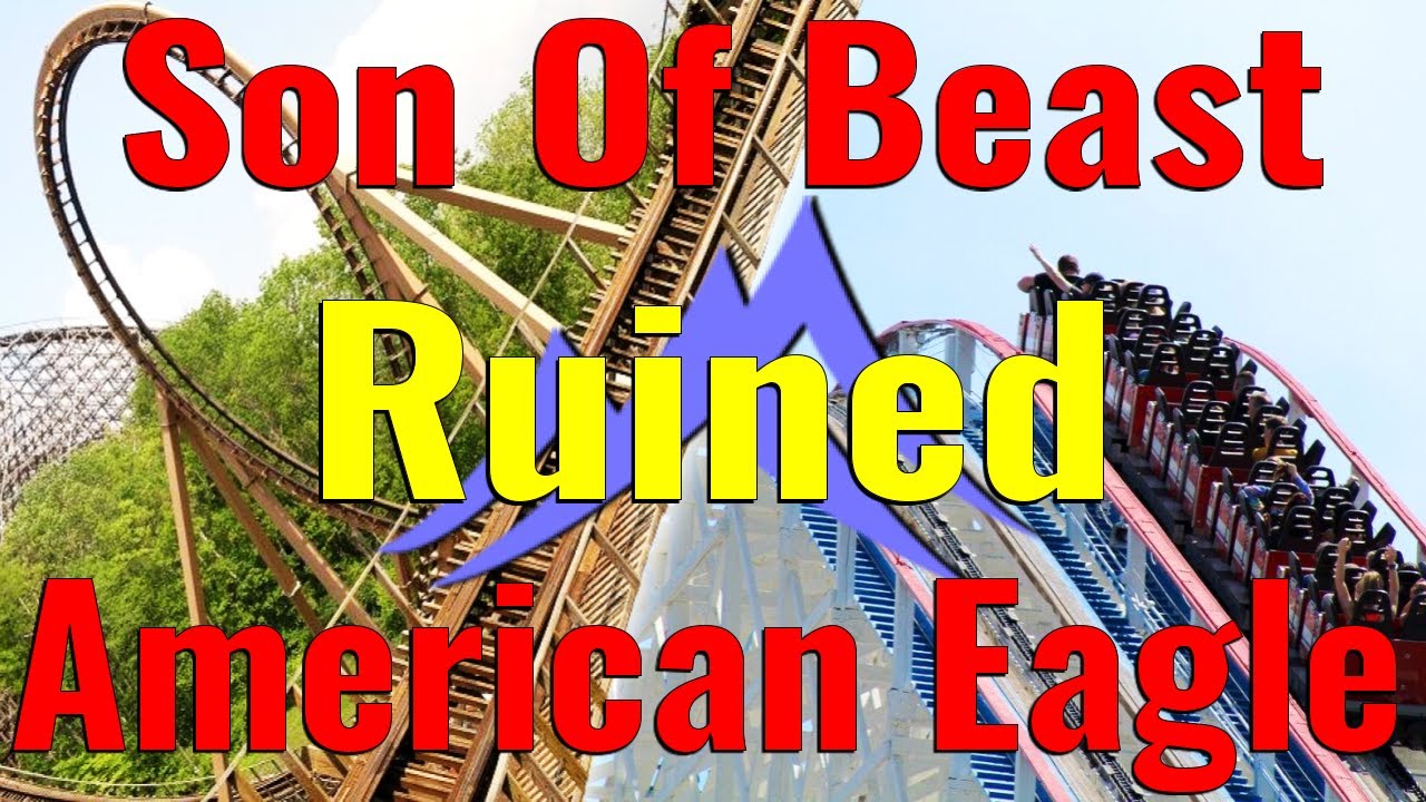 Kings Island Son Of Beast Ruined RMC American Eagle At Six Flags Great America