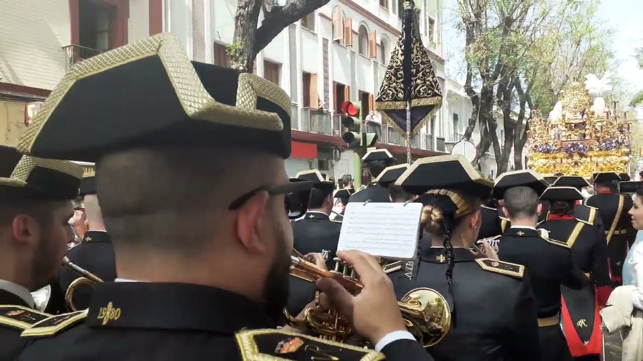 ¡ HISTÓRICO !Soberano de San Gonzalo por San Jacinto acompañado de AM Virgen de los Reyes Sevilla 23